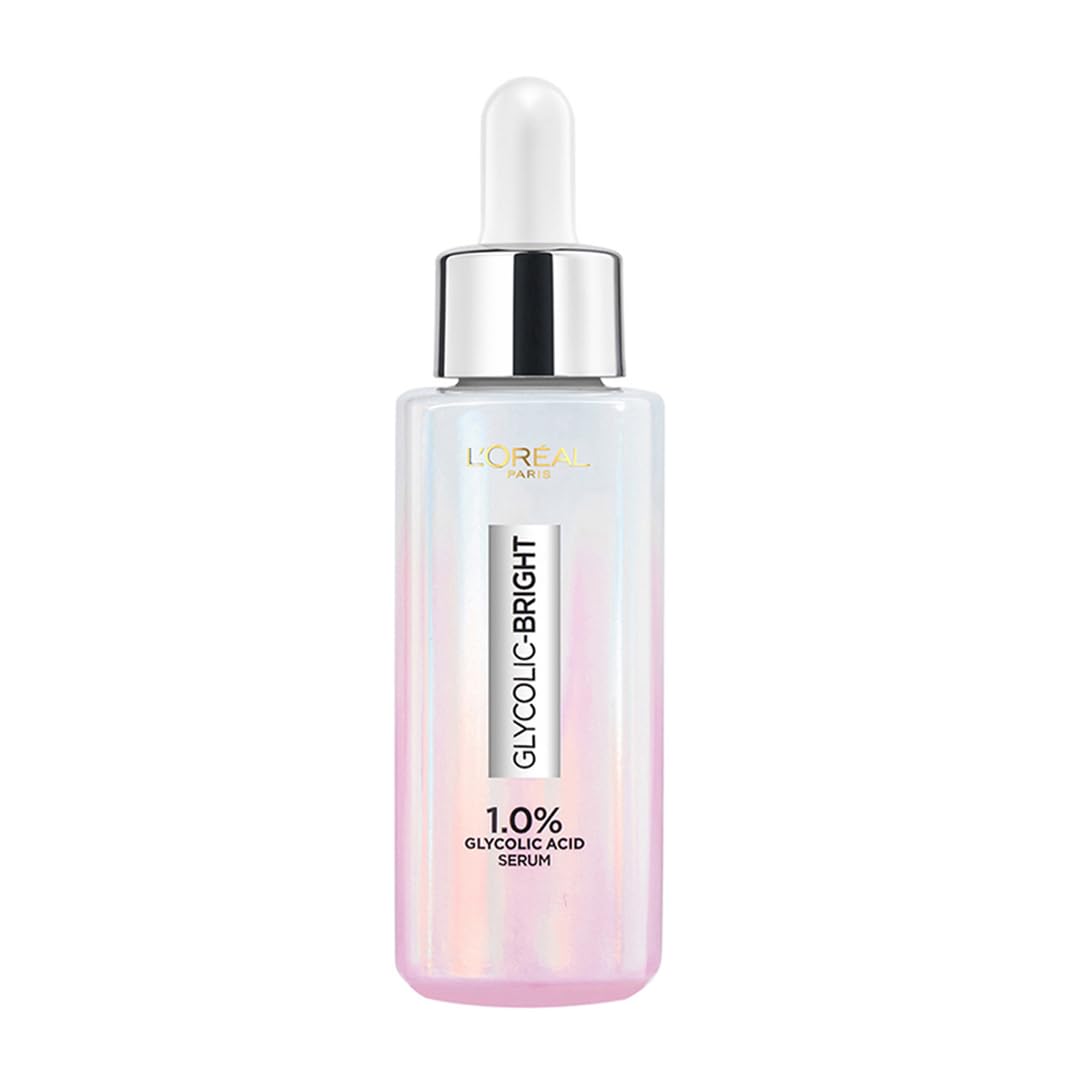 L'Oréal Paris Glycolic Bright Serum - 1% Glycolic Acid & Niacinamide