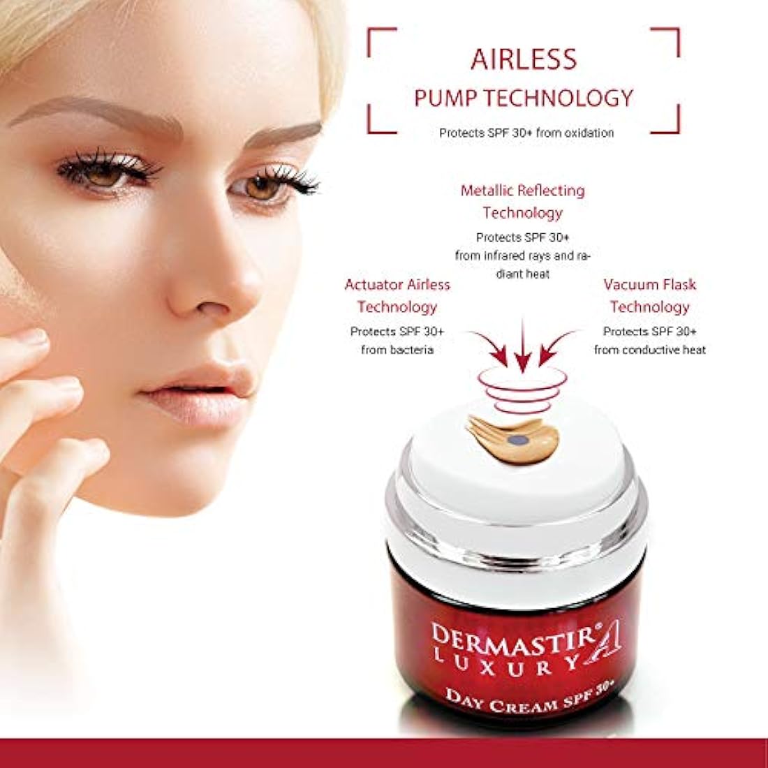 Dermastir Tinted Day Cream SPF30+ | Anti-Aging Moisturizer - 50ml