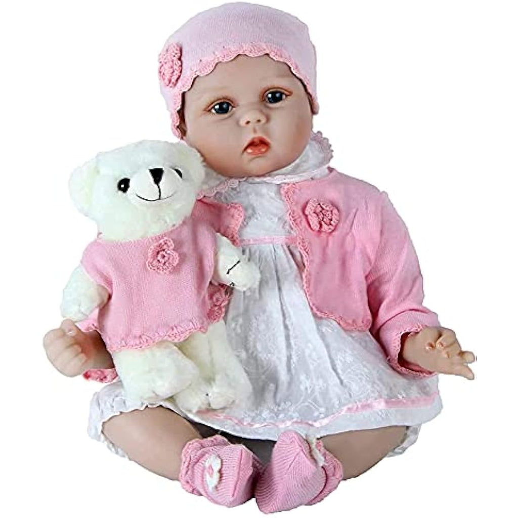 Jolof Store 22-Inch Lifelike Reborn Baby Doll | Realistic Silicone Vinyl