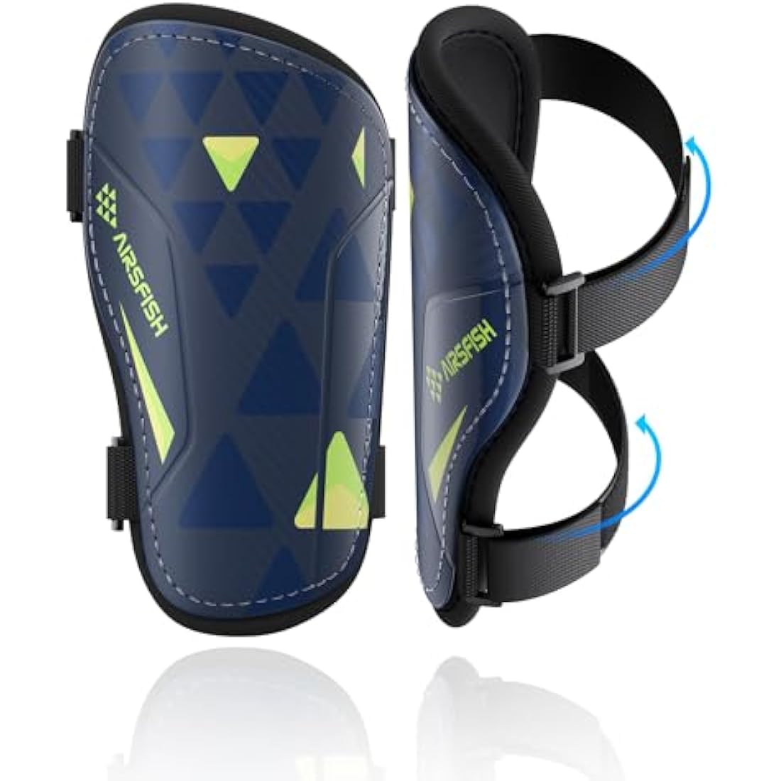 Airsfish Kids Soccer Shin Guards – CE Certified Breathable Football Pads