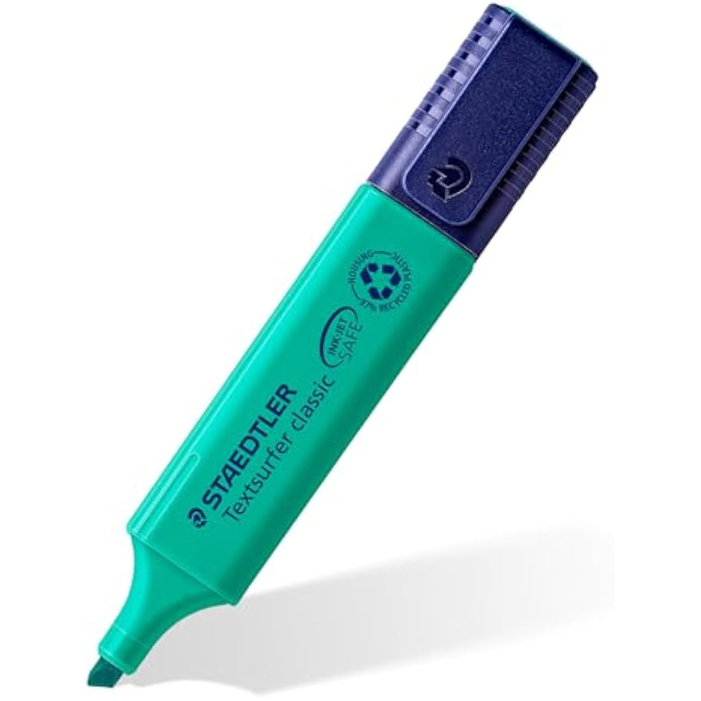 Staedtler Textsurfer Classic Highlighter – Turquoise InkJet Safe (10 Pack)