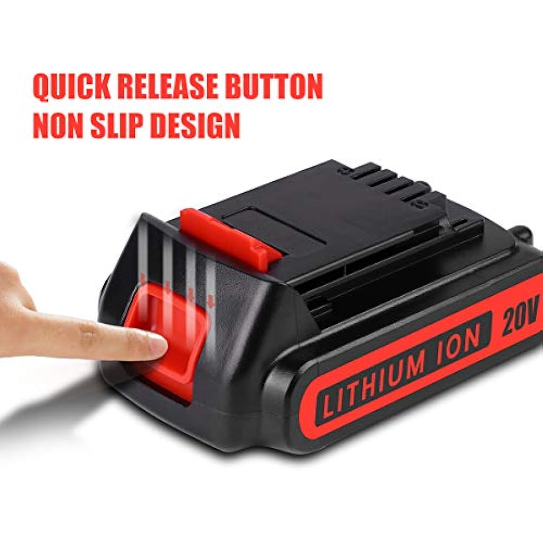 Geelink 3.0Ah 20V Lithium Ion Battery for Black and Decker LBXR20