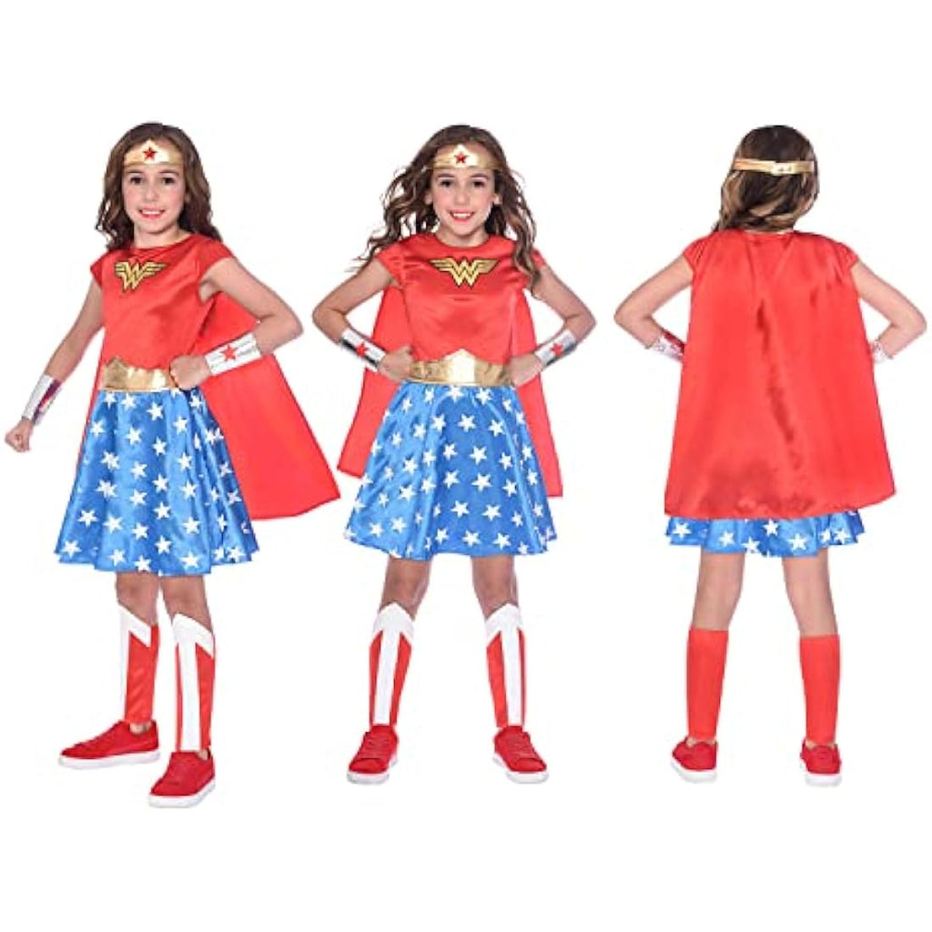 Wonder Woman Kids Costume | DC Comics Superhero Dress Up | Ages 4-6