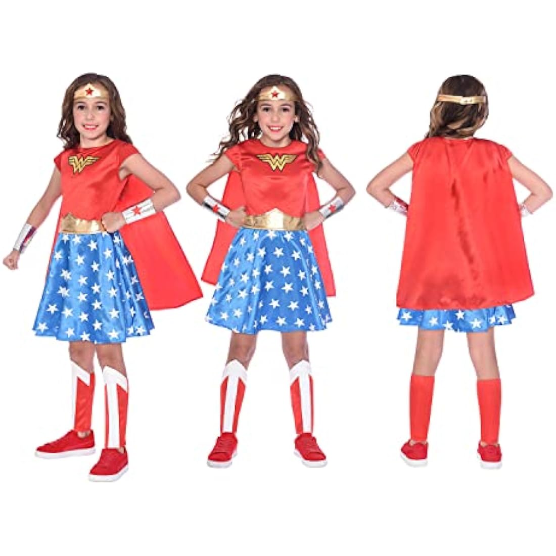 Wonder Woman Kids Costume | DC Comics Superhero Dress Up | Ages 4-6