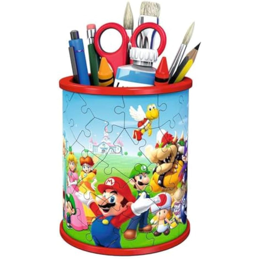 Ravensburger Super Mario 3D Jigsaw Puzzle Pencil Pot - 54 Piece Holder