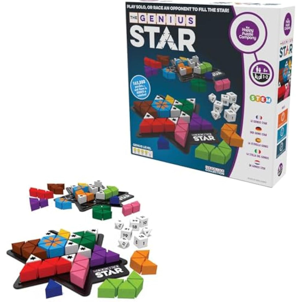 The Happy Puzzle Company Genius Star - STEM Logic Game for Kids & Adults