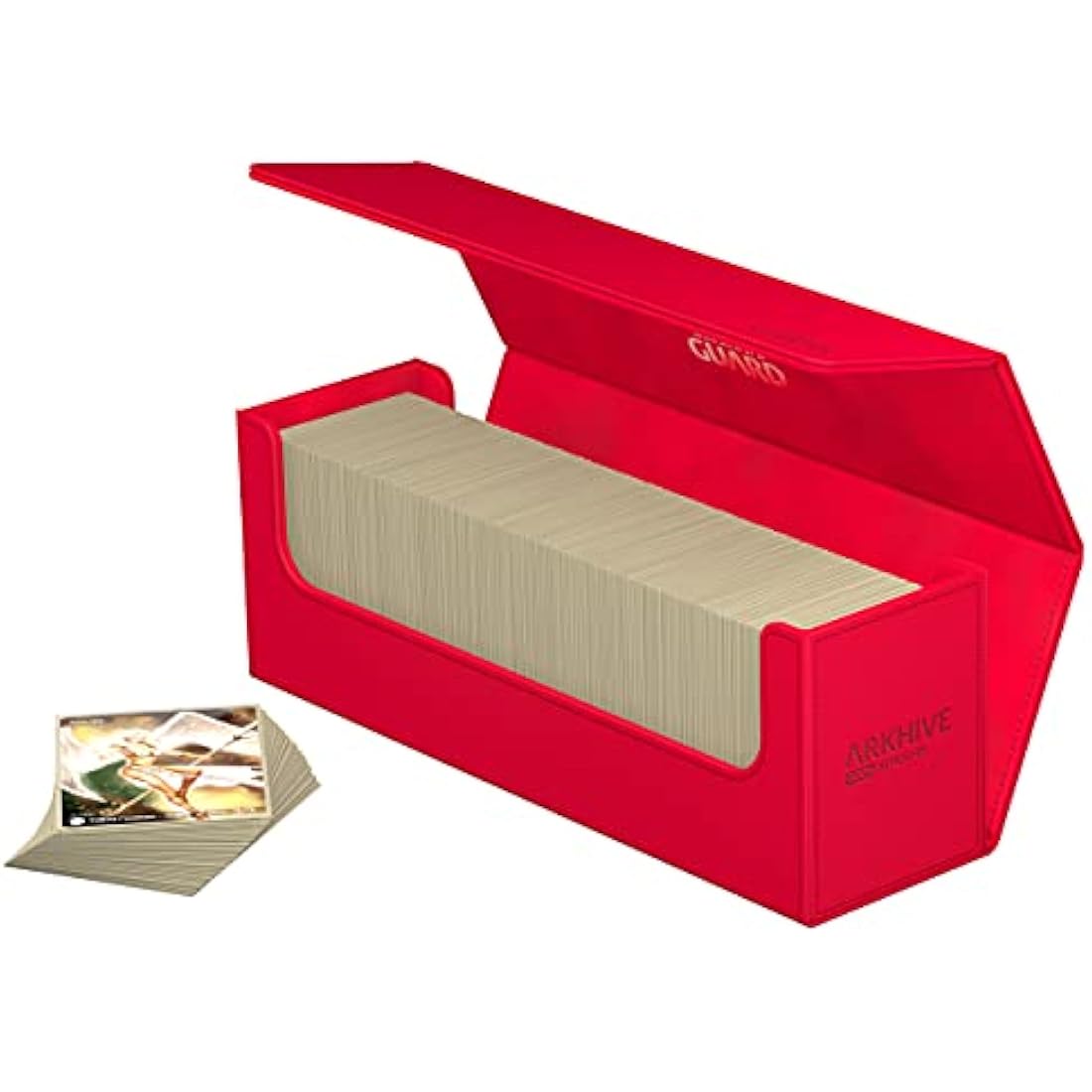 Ultimate Guard Arkhive 400+ XenoSkin Deck Box – Red TCG Storage