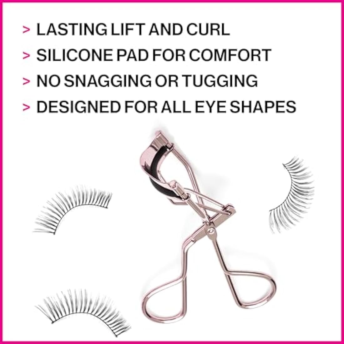Wet n Wild High On Lash Eyelash Curler – Soft Silicone Pad Lash Lift