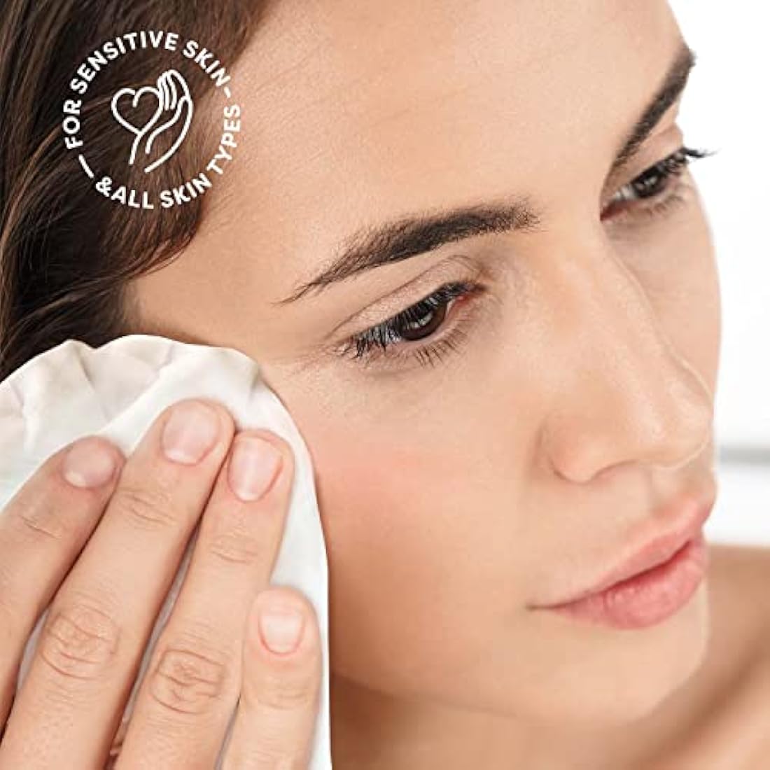 Rawganic Organic Cotton Facial Wipes – Aloe & Green Tea – 12 Packs