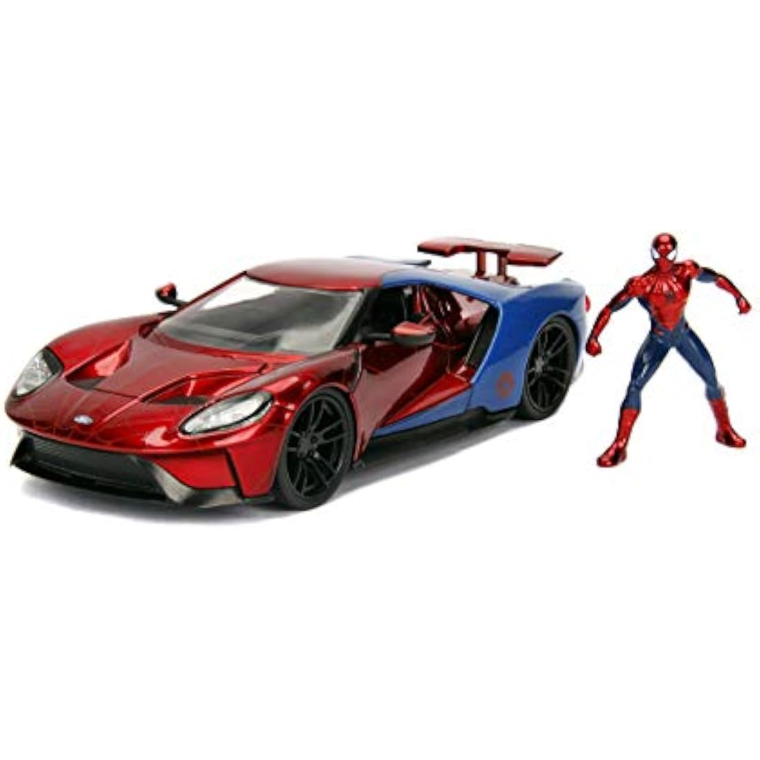 Jada Toys Marvel Spider-Man 2017 Ford GT 1:24 Die-Cast Model Car