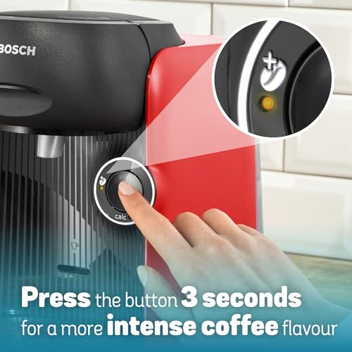 Bosch Tassimo Finesse TAS16B3GB Pod Coffee Machine, 0.7L - Red