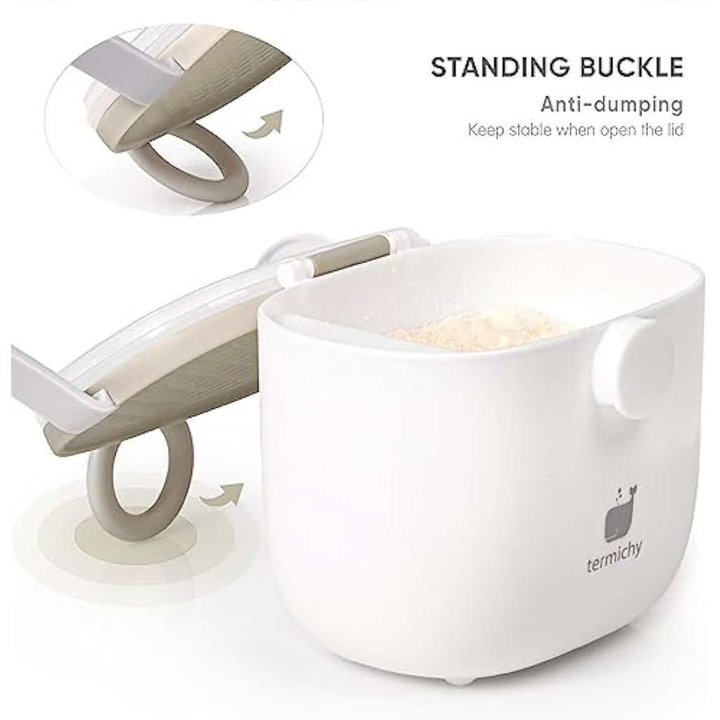Termichy Portable Baby Milk Powder Dispenser – 250g Airtight Formula Box