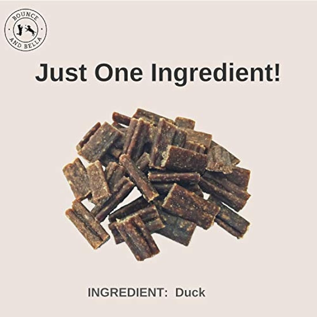 Bounce and Bella Pure Duck Nibbles - Natural Grain-Free Dog Treats (5 Pack)