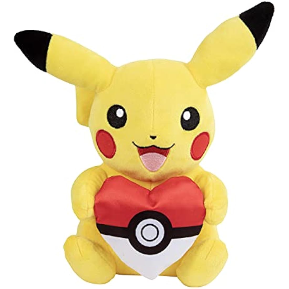 Pokémon Pikachu Heart Plush – 8 Inch Soft Stuffed Animal Toy