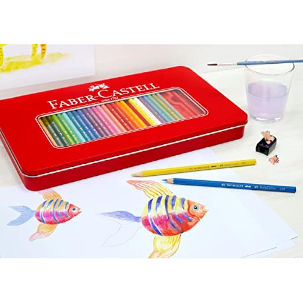 Faber-Castell Hexagonal Colour Pencils – 60 Pack Drawing Art Supplies