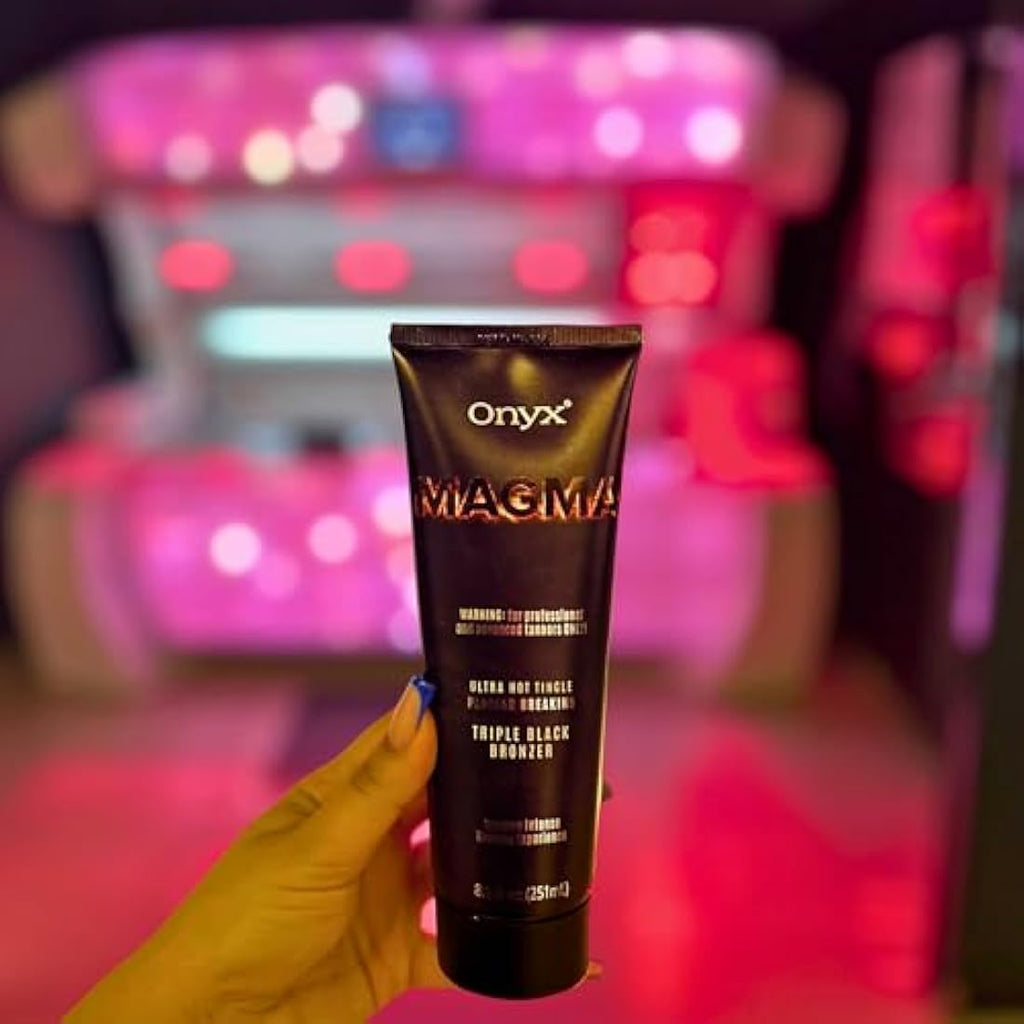 Onyx Magma Tingle Sunbed Cream – Ultra Dark Bronzer Tanning Lotion