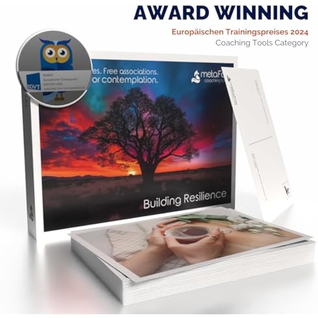 metaFox Building Resilience Therapy Cards | 52 Mindfulness Coaching Tools