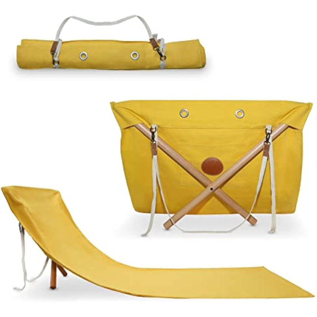 Sunsit Foldable Beach Chair – Lightweight Backpack Lounger