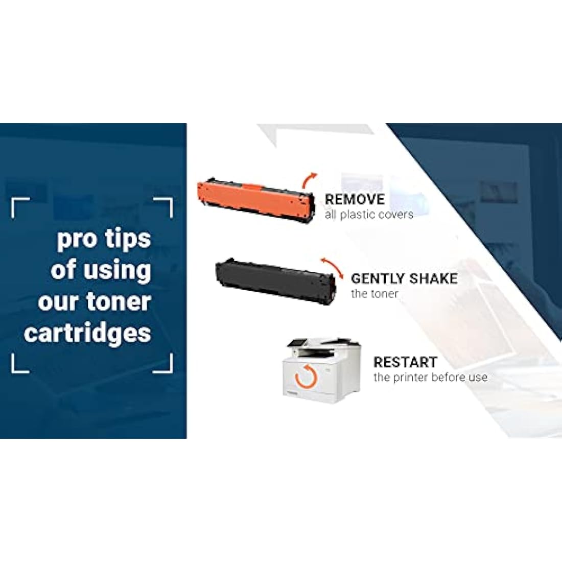 Printing Pleasure Compatible Toner for Samsung CLP-415 CLX-4195 | 4-Pack
