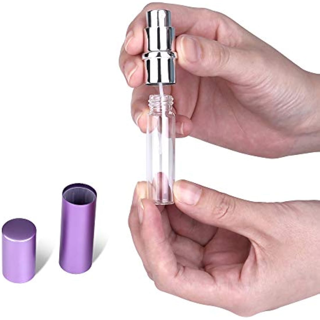 Zingso Refillable Travel Perfume Atomiser - 3 Pcs 6ml Portable Spray Bottles