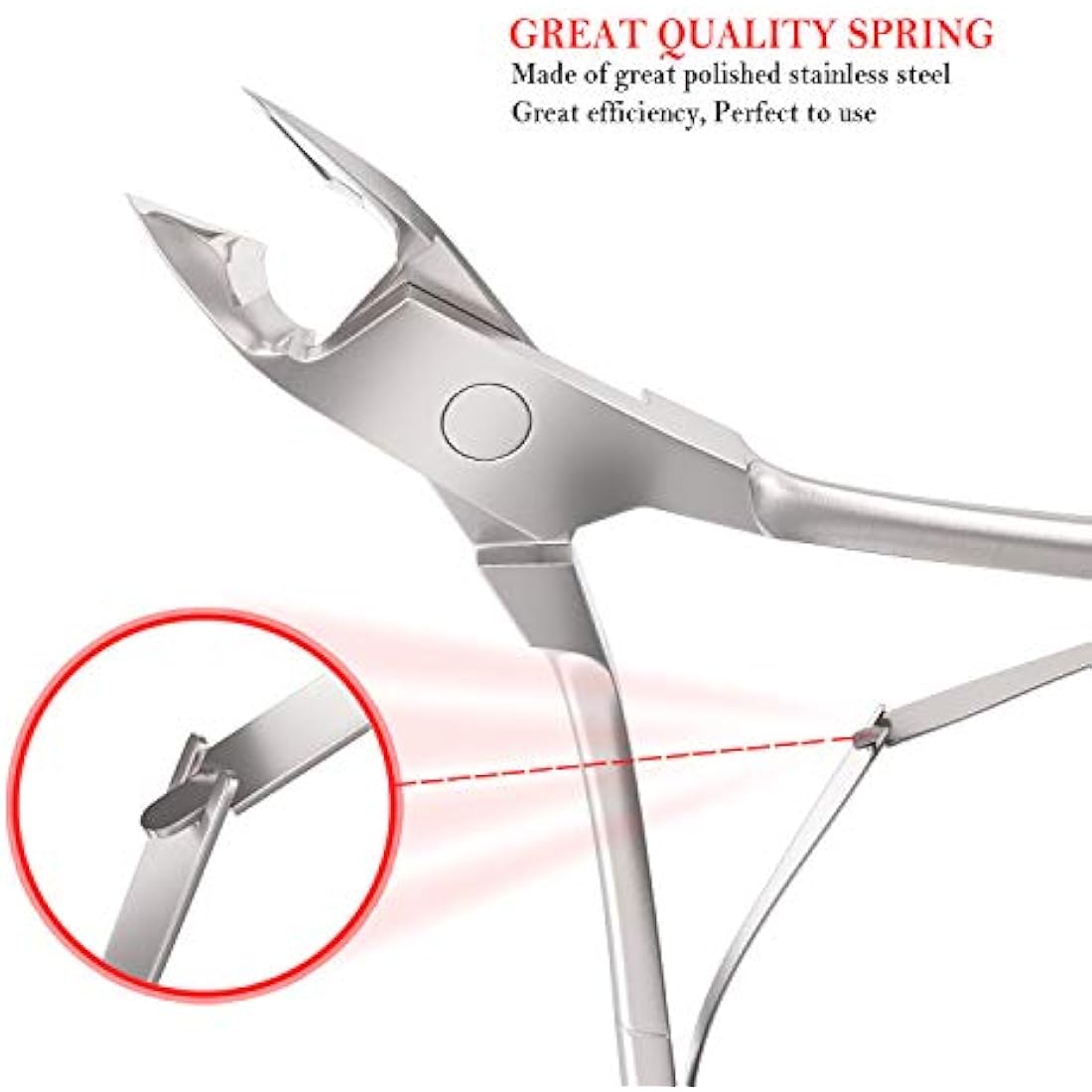 Jestilo Professional Cuticle Nipper – Stainless Steel Manicure Tool