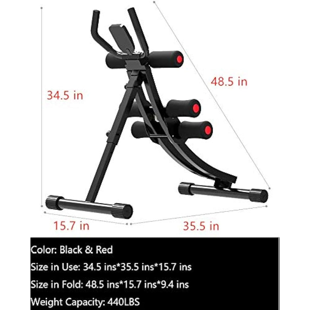 Fitlaya Fitness Bauchtrainer – Faltbares Core & AB Workout Gerät
