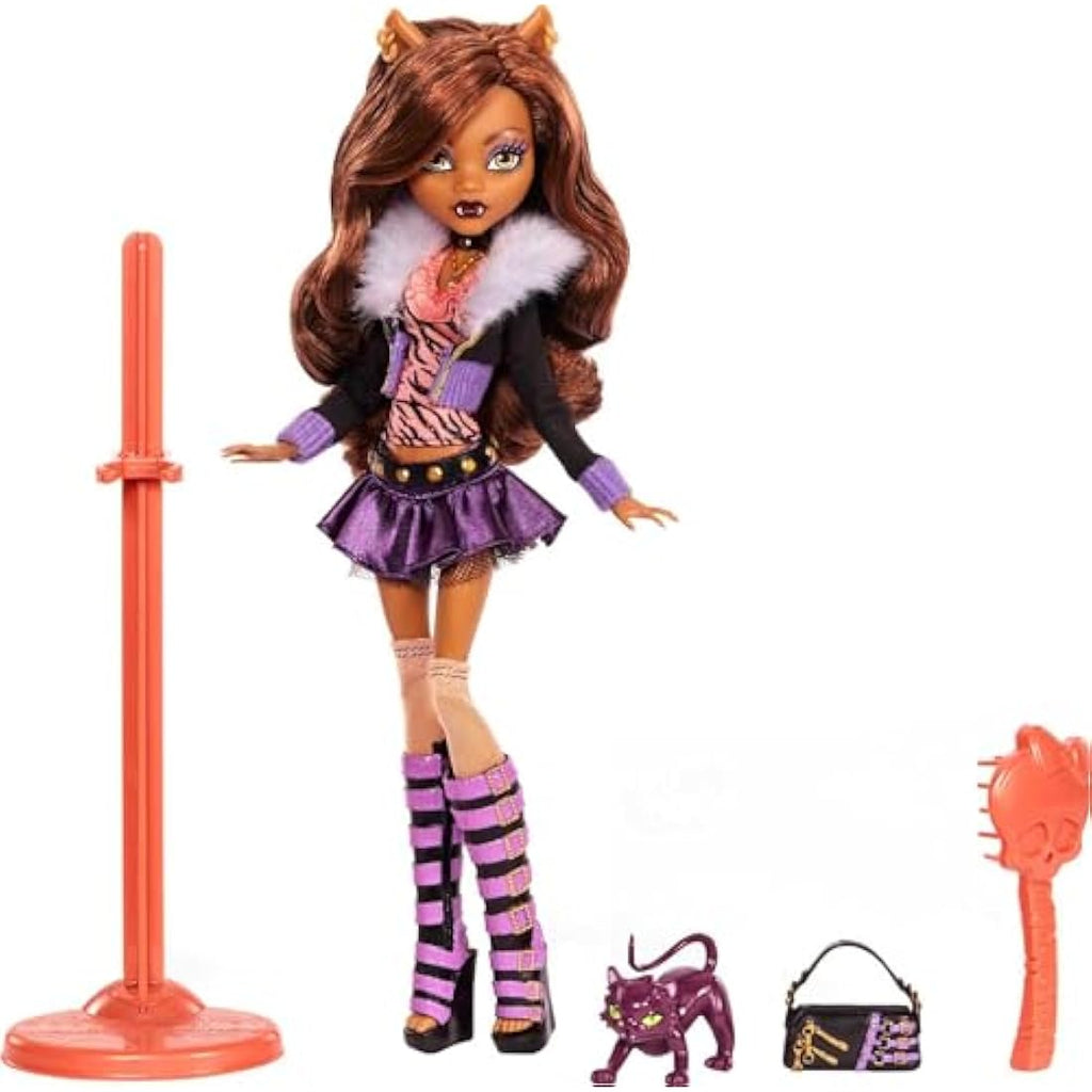 Monster High Clawdeen Wolf Boo-Riginal Creeproduction Doll with Stand