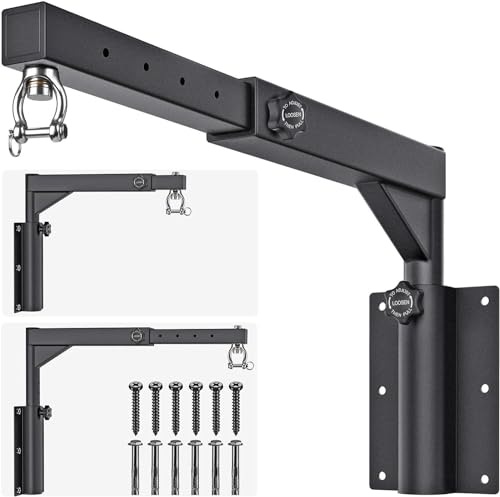 BeneLabel Heavy Duty Punch Bag Bracket | Adjustable Wall Mount Hanger