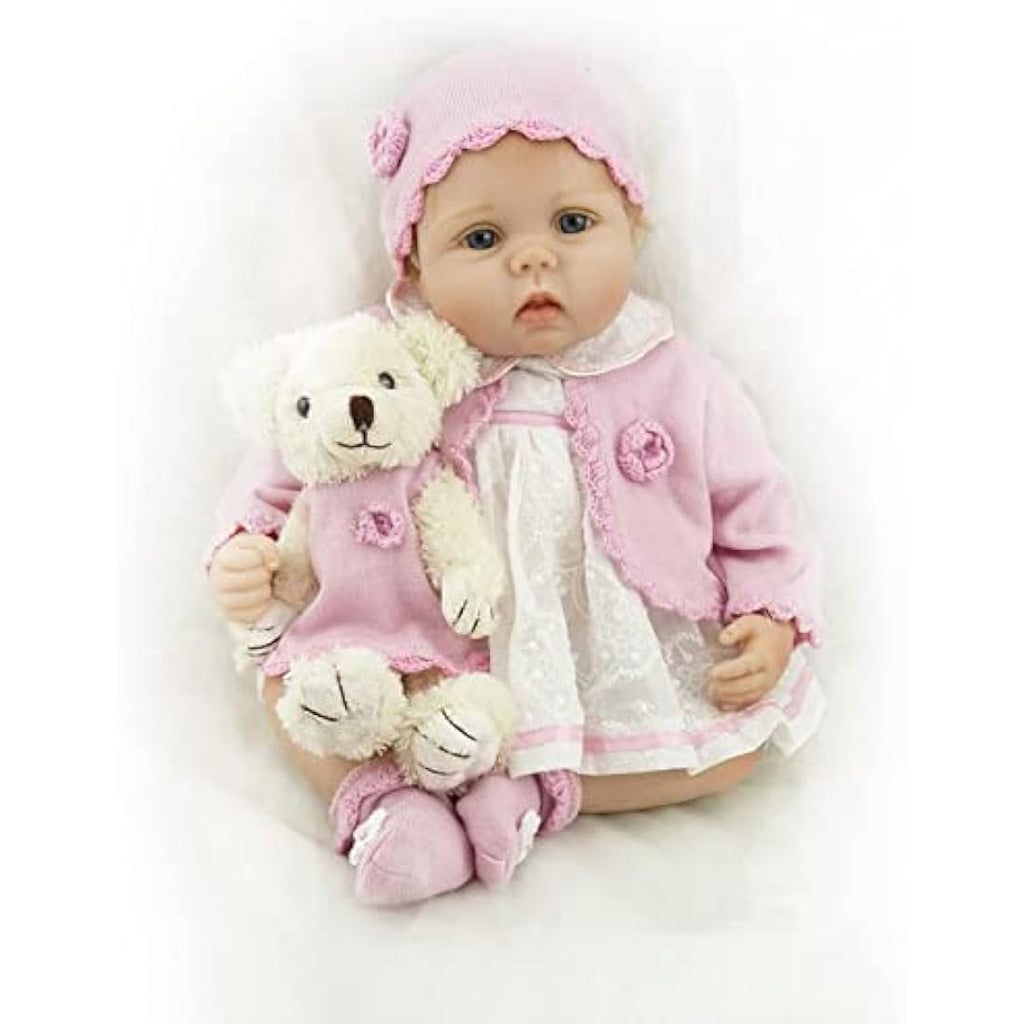 Jolof Store Reborn Monkey Doll – 21 Inch Lifelike Silicone Orangutan Toy