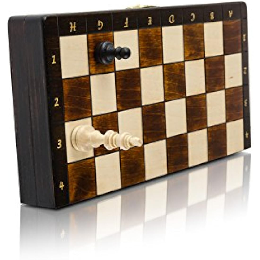 Master of Chess Magnetic Wooden Chess Set – 11 Inch Handmade Travel Set