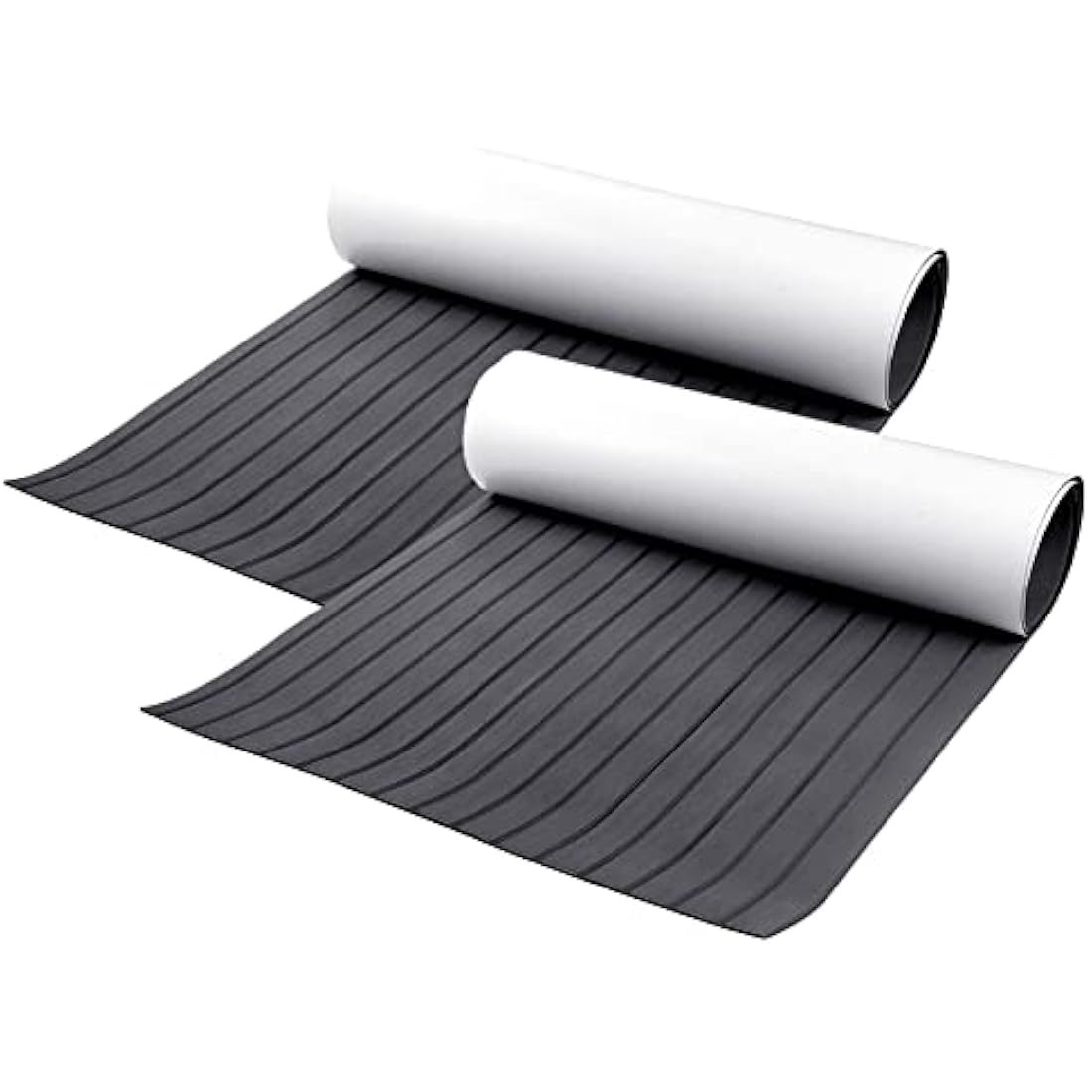 WindRen Faux Teak EVA Marine Foam Boat Decking - 2-Piece Non-Slip Mats