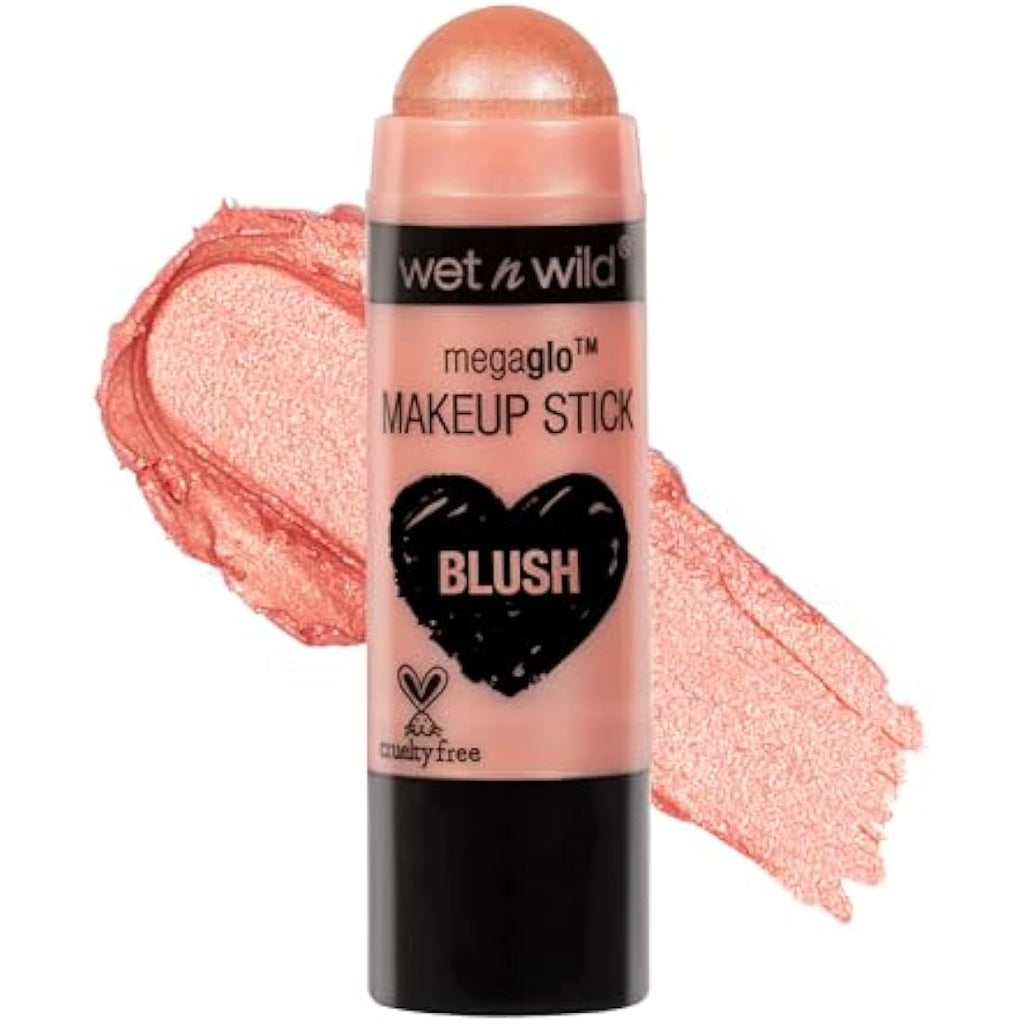 Wet n Wild MegaGlo Cream Blush Makeup Stick - Peach Bums, Blendable