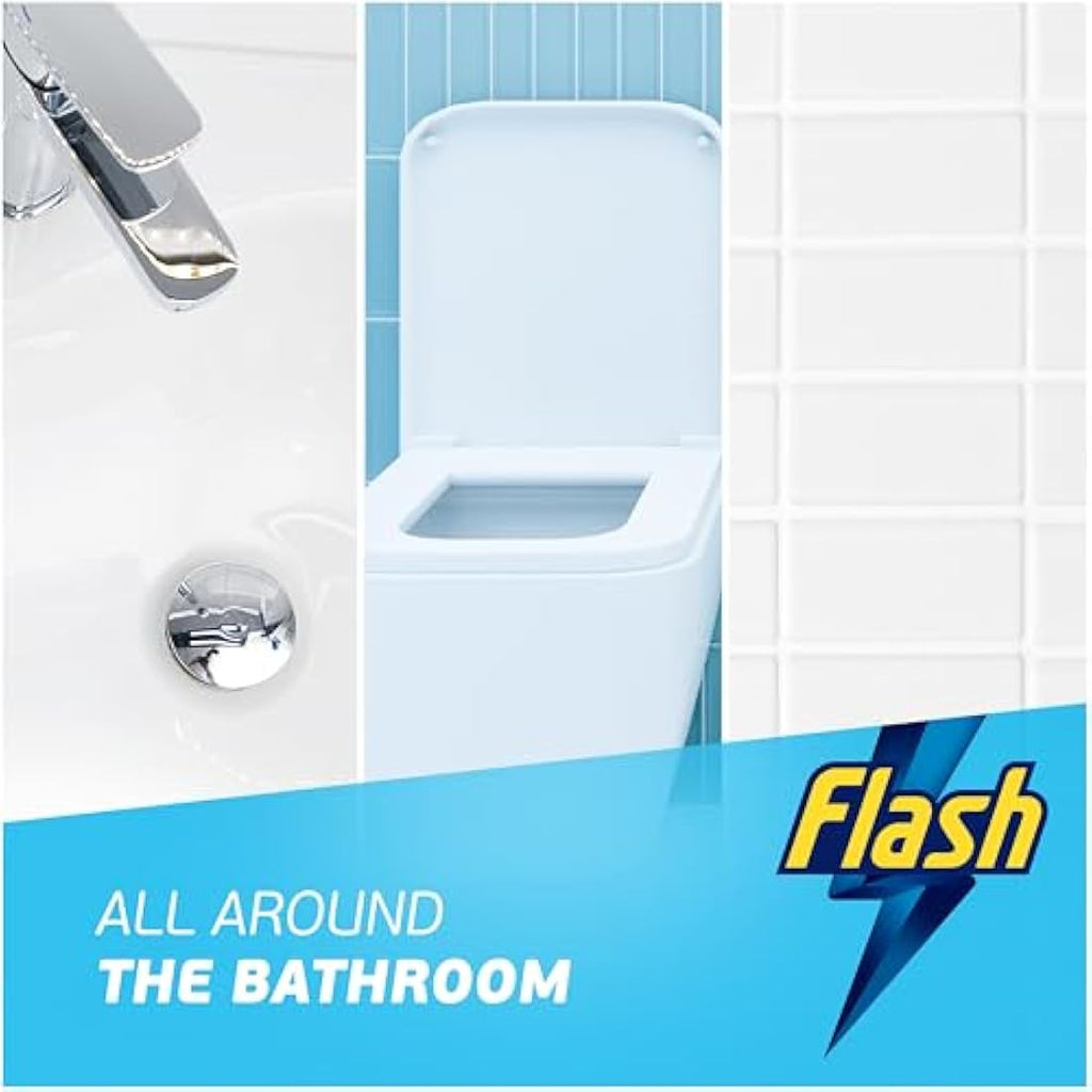 Flash Bathroom Cleaner Spray | Limescale Remover with Febreze | 8 Litres