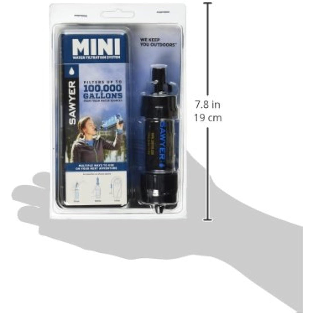 Sawyer Mini Water Filtration System | Portable 0.1 Micron Filter