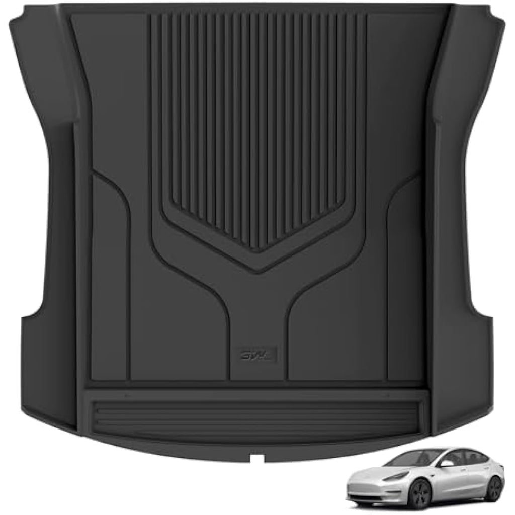 3W Tesla Model 3 Boot Liner (2017-2023) | Waterproof TPE Trunk Mat