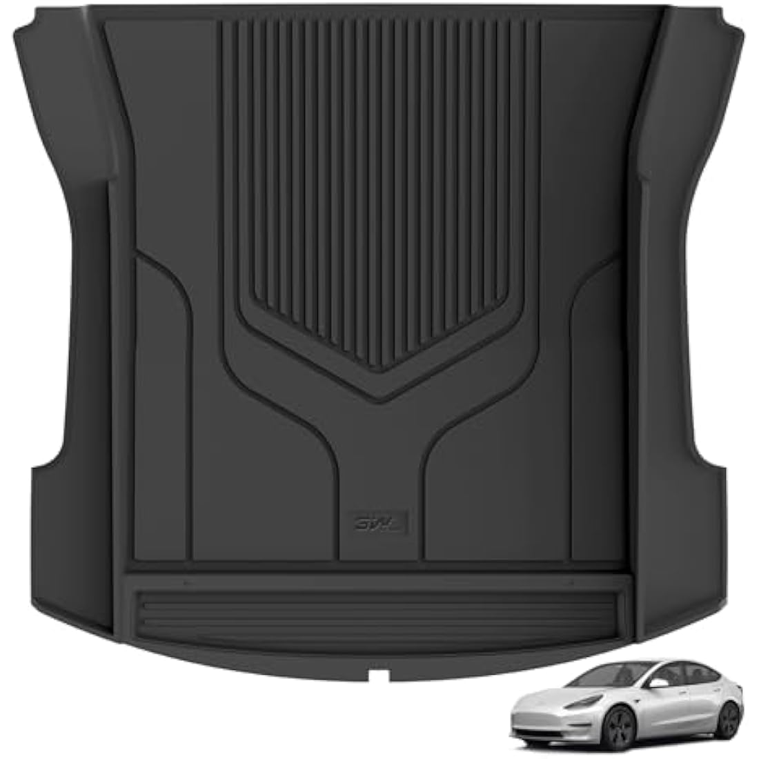 3W Tesla Model 3 Boot Liner (2017-2023) | Waterproof TPE Trunk Mat