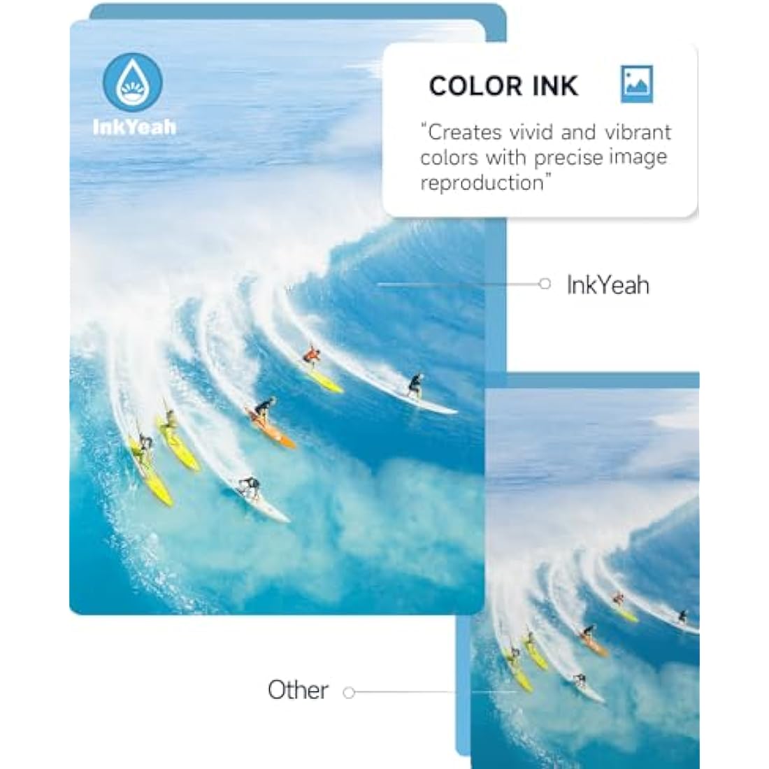Inkyeah 303XL Ink Cartridges Combo Pack for HP Envy Photo & Tango Printers