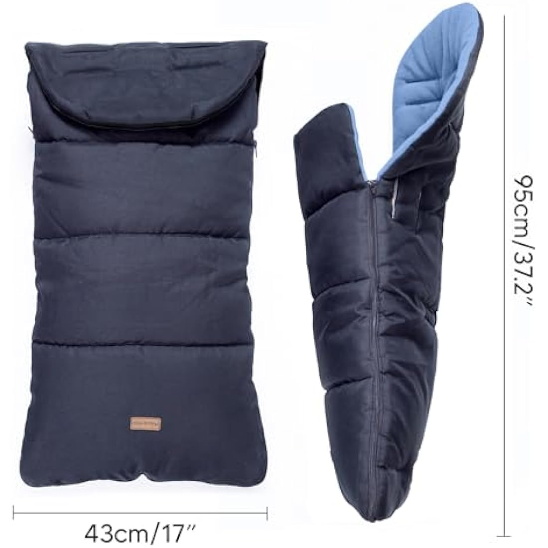 CrocnFrog Universal Baby Bunting Footmuff – Fleece Lined Stroller Cosy Toes