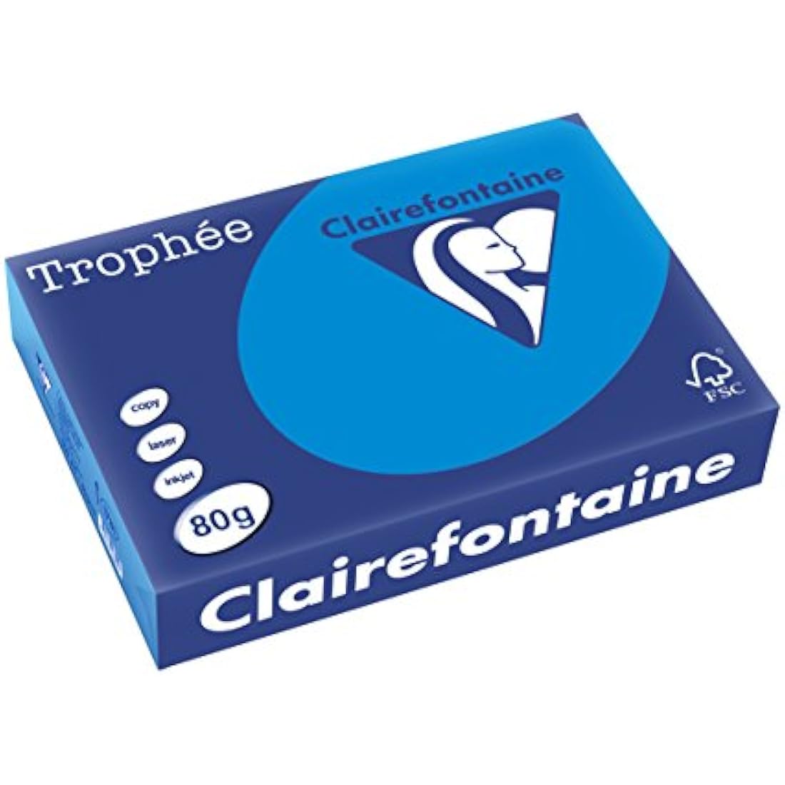 Clairefontaine Trophee A4 Paper 80gsm | Intense Blue - 500 Sheets