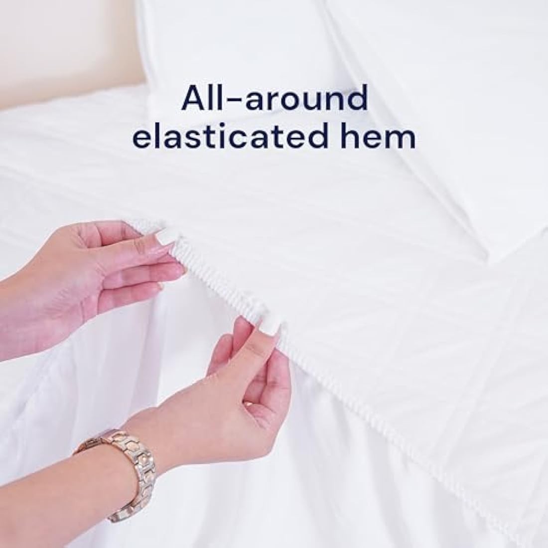 Sheet Story King Size Quilted Mattress Protector – 40cm Extra Deep Pocket