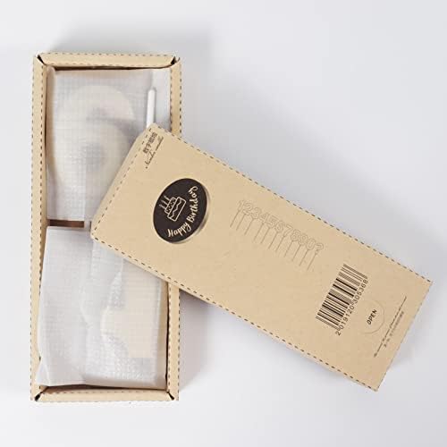 Jolof Store Gold 60th Birthday Candles – Number 60 and Stick Set