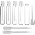 Jolof Store 100Pcs Glass Essential Oil Sample Vials - 1ml Travel Bottles