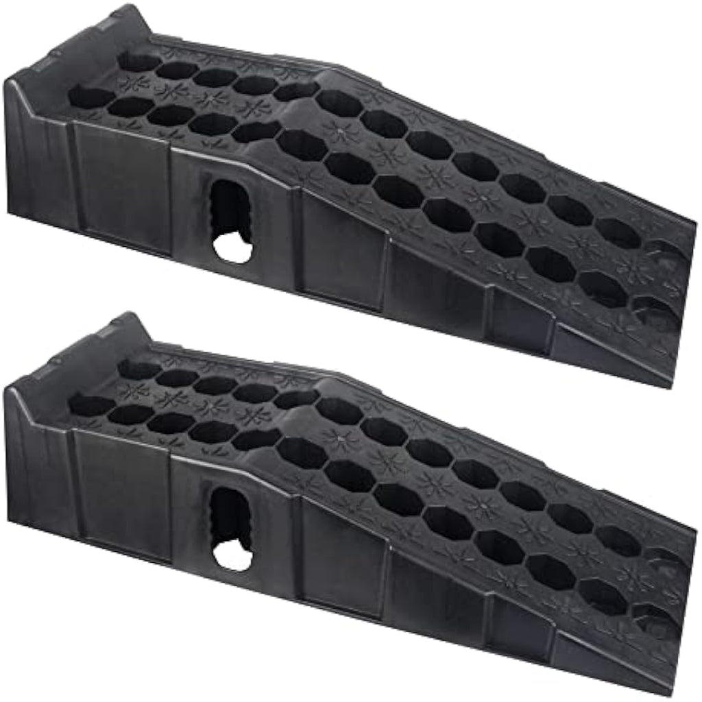 DAYUAN 7 Ton Heavy Duty Plastic Car Ramps for Vehicle Service - 2 Pack
