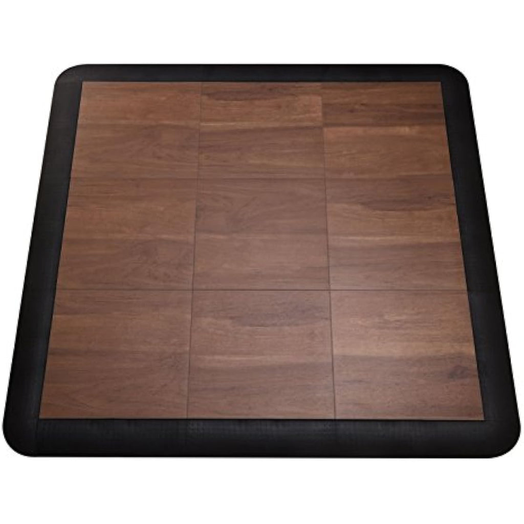 SnapFloors Portable Modular Dance Floor Kit | Dark Maple 3' x 3' Tiles