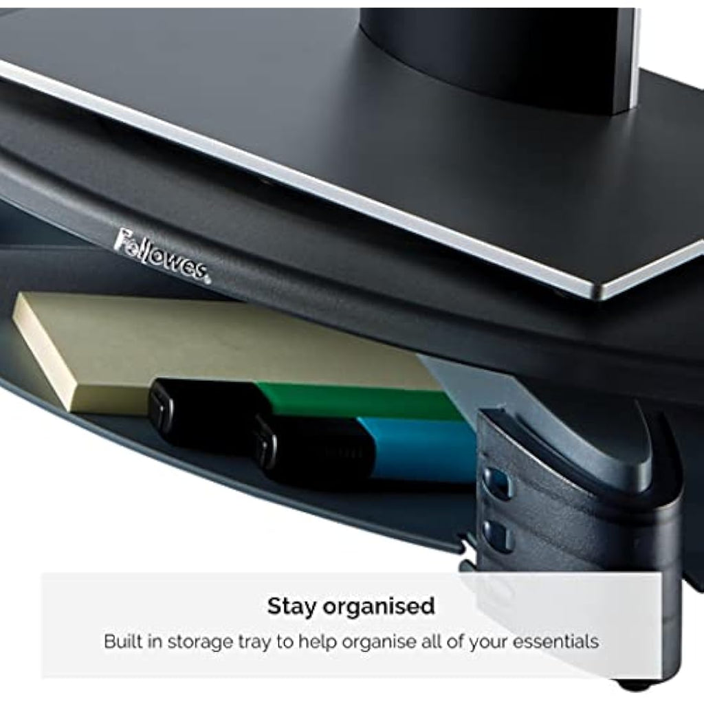 Fellowes Rotating Height Adjustable Monitor Stand – Ergonomic Riser