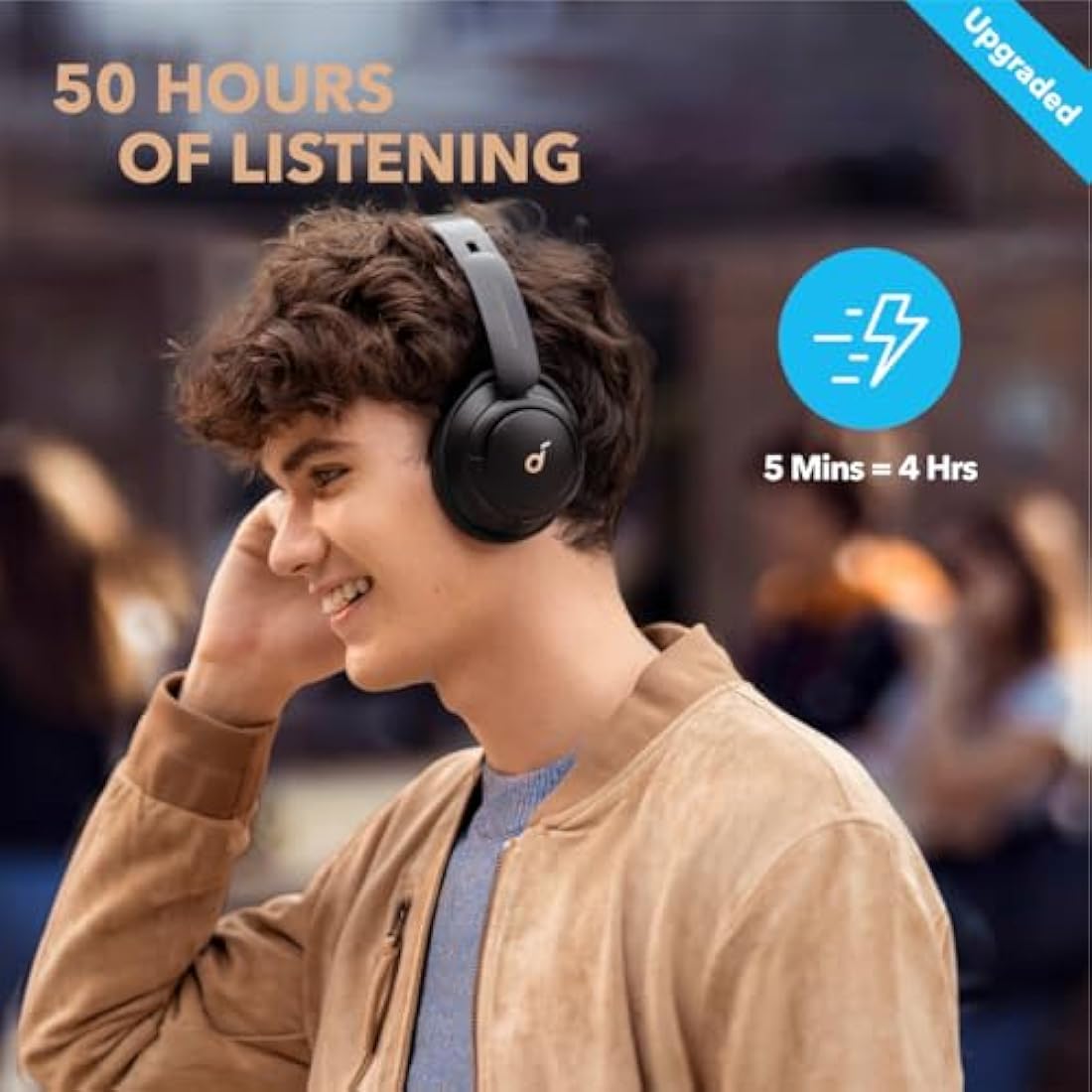 Soundcore by Anker Q30 Hybrid Active Noise Cancelling Headphones - 50H Playtime