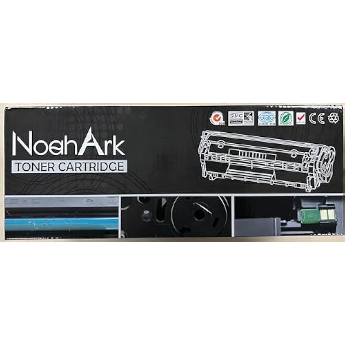 NoahArk 126A Toner Cartridge 4-Pack for HP LaserJet Pro CP1025 M175nw