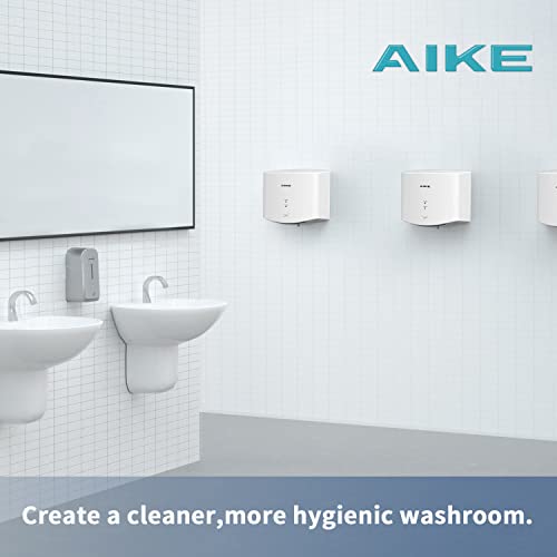 AIKE AK2630S High Speed Automatic Hand Dryer | 1400W White Commercial