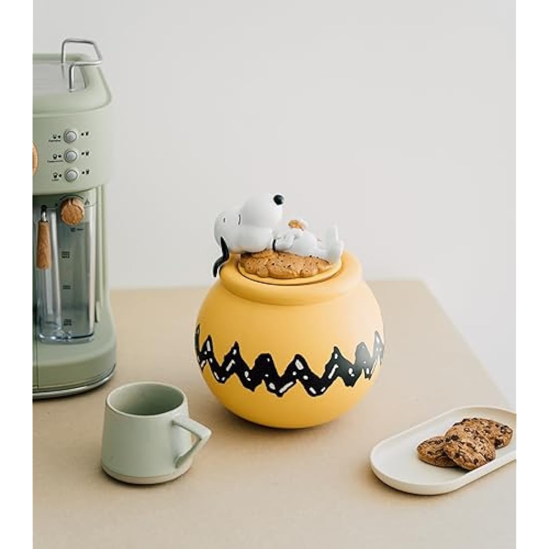 Grupo Erik Snoopy Ceramic Cookie Jar – Airtight Peanuts Biscuit Barrel