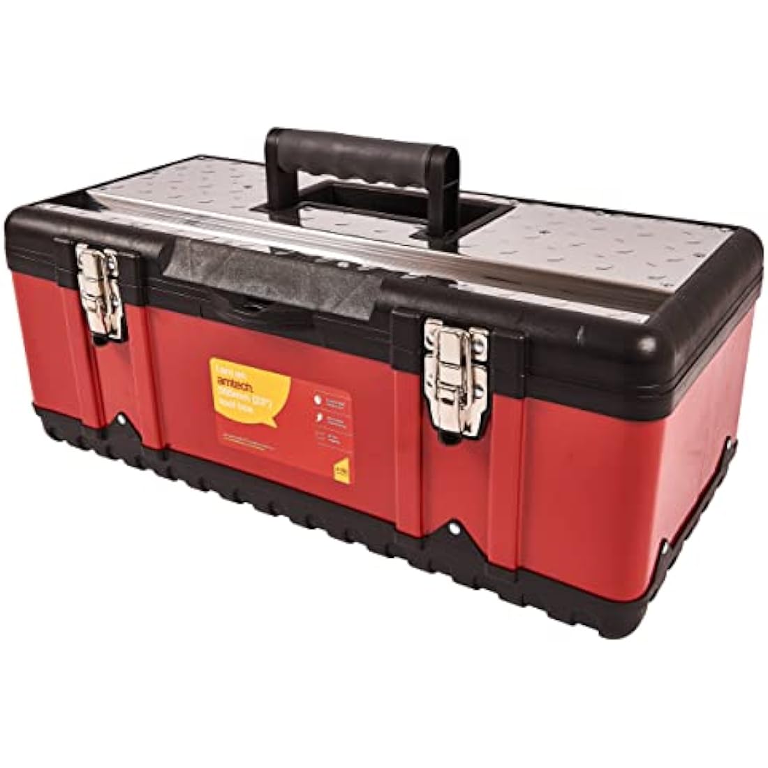 Amtech N0150 23-Inch Heavy-Duty Toolbox with Removable Tool Tray